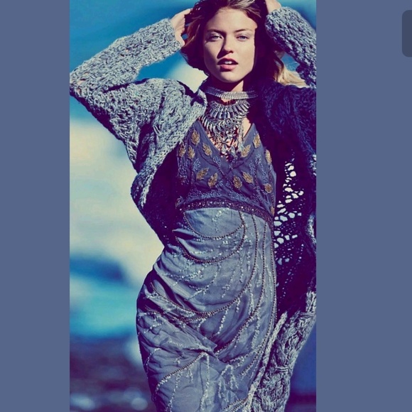 Free People Ghosts and Gatsbys Embellished Dress - Picture 3 of 8